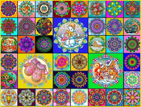 Solve Mandalas Jigsaw Puzzle Online With 80 Pieces