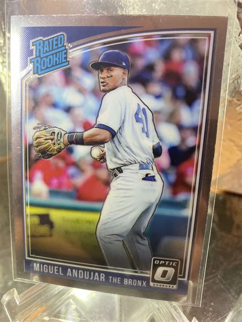 2018 Donruss Optic The Bronx Variation Miguel Andujar Rookie