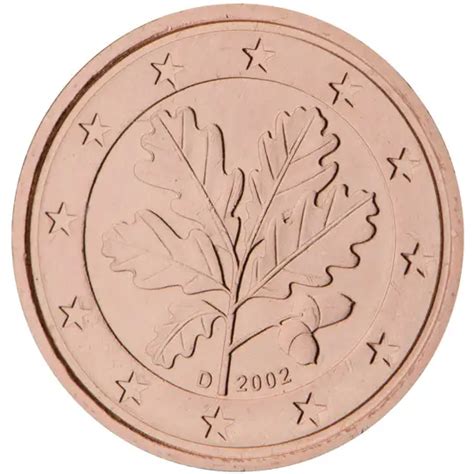 Deutschland 1 Cent Münze 2002 D euro muenzen tv Der Online