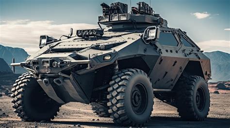 Premium Ai Image Armored Reconnaissance Vehicle