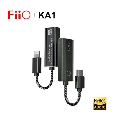 FiiO JadeAudio KA1 USB DAC Adapter MQA TYPE C Ligthing To 3 5mm