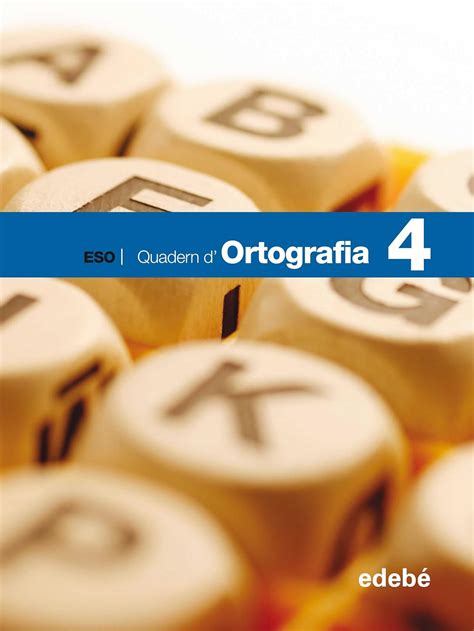 Amazon QUADERN DORTOGRAFIA 4 9788423689248 Edebé Obra