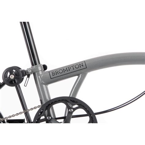 Brompton P Line Urban Roller Frame Storm Grey Metallic Low