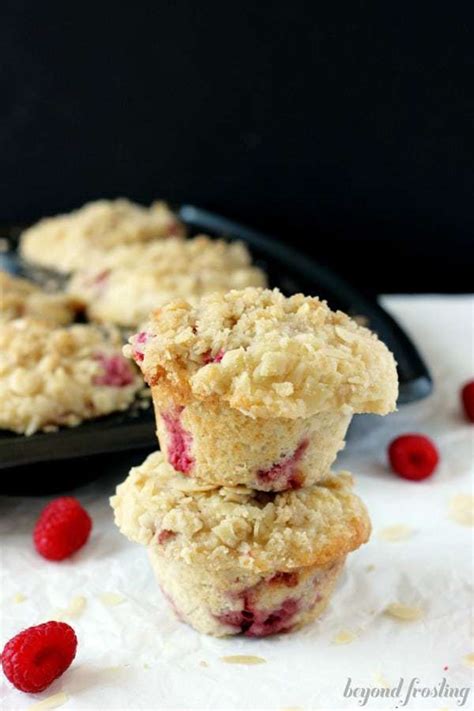 Easy Lemon Raspberry Almond Muffins Recipe Beyond Frosting