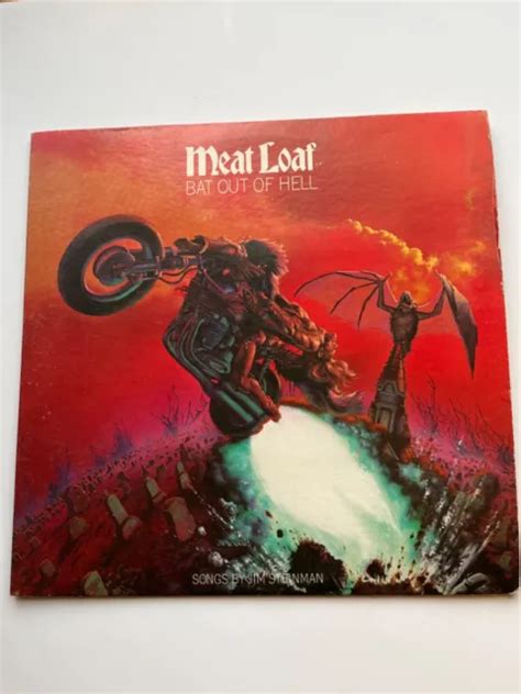 Meat Loaf Bat Out Of Hell Vinyl Lp Album Epic Cleveland