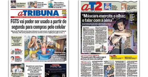 Repórter Paulo Maciel JORNAL A TRIBUNA capa VITÓRIA ES sábado 13