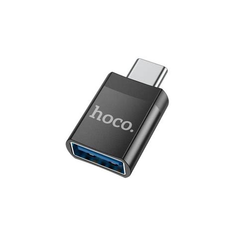 Adaptateur Hoco Type C M Le Vers Usb Femelle Ua Noir