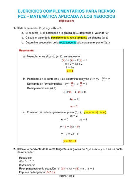 Matemática Aplicada a los Negocios Study Ingeniería uDocz