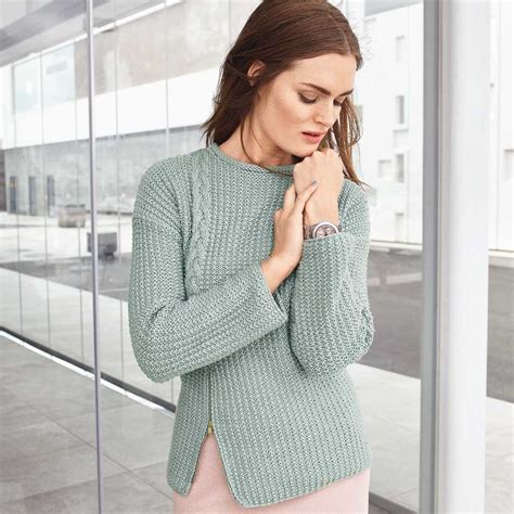 Stylish Sweater Knitting Pattern Inspired By Sea Glass