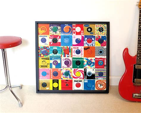 7 Inch Record Sleeves Retro Vinyl 45rpm Wall Art T For Etsy