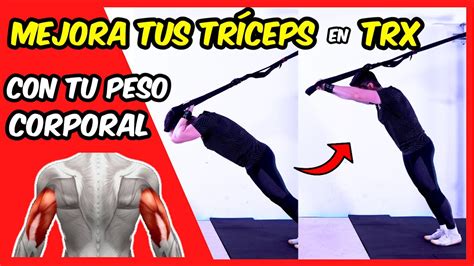 EXTENSIONES TRÍCEPS TRX Mejora tus TRICEPS con tu PESO CORPORAL en