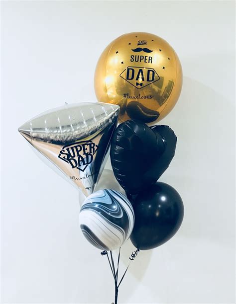 Fathers Day Bespoke Balloon Globos Personalizados Globos Regalos