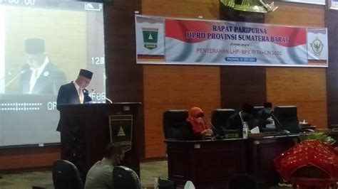 Sumbar Berhasil Raih Opini Wtp Untuk Kesembilan Kalinya