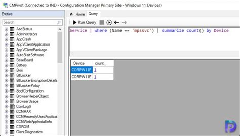 Find Antimalware Software Status Using Cmpivot Query In Sccm