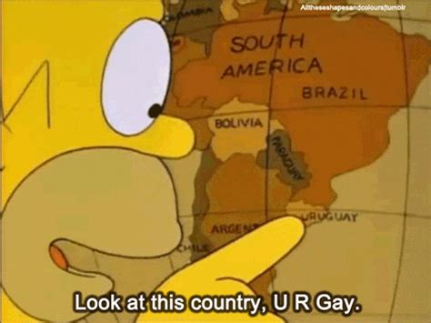 The Simpsons Gay Find Share On GIPHY