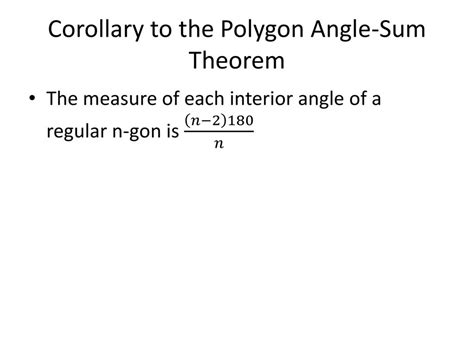 6 1 Polygon Angle Sum Theorems Ppt Download