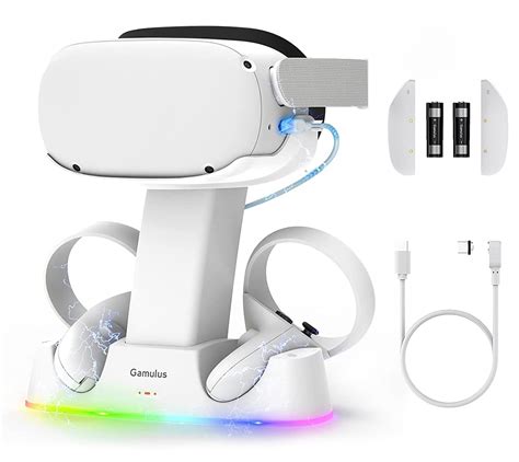 Buy Gamulus Rgb Charging Dock For Meta Quest At Ubuy India