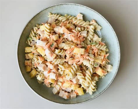 Ensalada De Pasta Hawaiana Receta Ekilu