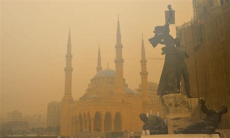 Le Foto Della Tempesta Di Sabbia In Libano E Israele Il Post