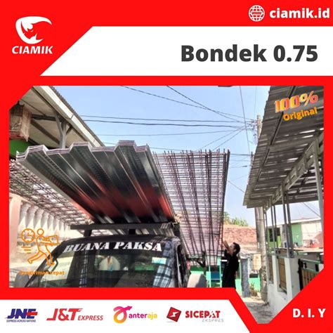 Jual Bondek Cor 0 75 0 75 0 75 5 Meter Floordeck Beton Cor Full SNI