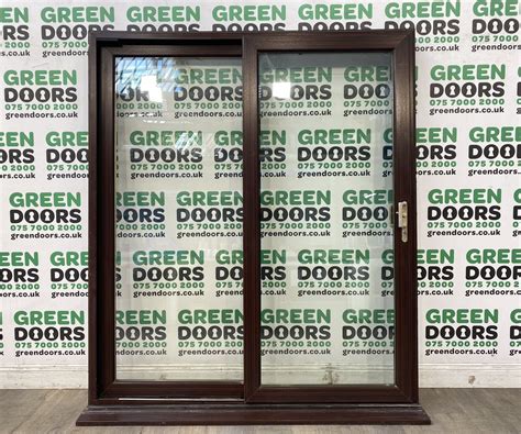 Upvc Brown Mahogany Patio Doors Green Doors