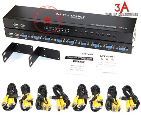 Kvm Switch 8 Port Usb Mt Viki Mt 801uk L Chính Hãng