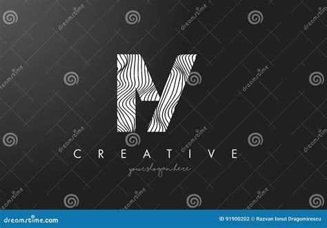 Iy I Y Letter Logo With Zebra Lines Texture Design Vector Stock Vector