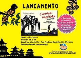 Nireuda Longobardi Lançamento na Livraria da Vila O rouxinol e o