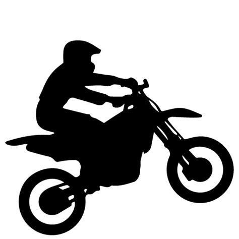 Dirt Bike Rider Silhouette at GetDrawings | Free download