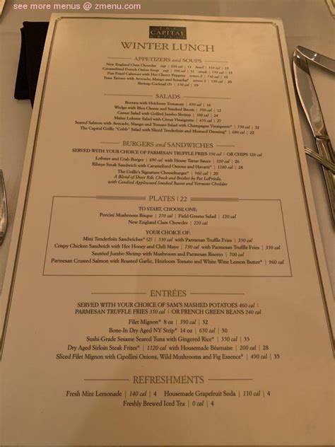 The Capital Grille Nutritional Information Lunch Besto Blog