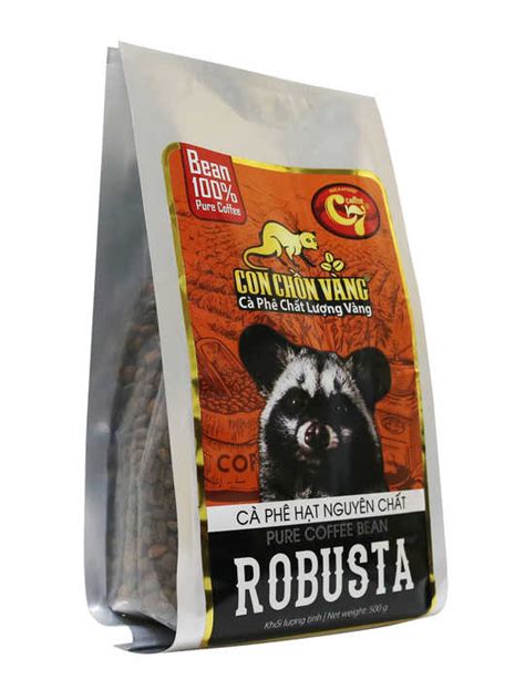 Oem Odm Private Label Golden Weasel Origin Robusta Bean Ground