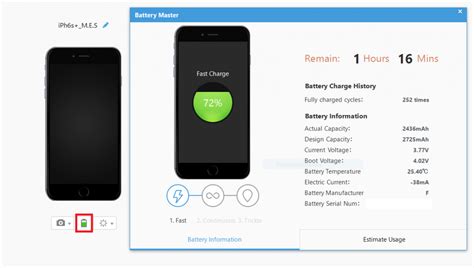 Как узнать емкость аккумулятора iPhone или iPad