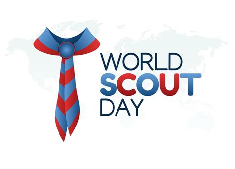 vector graphic of world scout day good for world scout day celebration ...