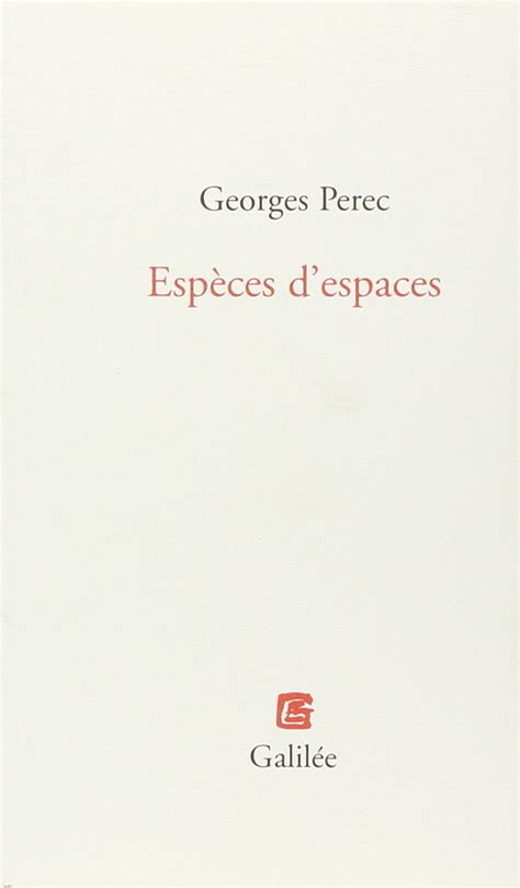 Amazon Especes Despaces Perec Georges Instruction