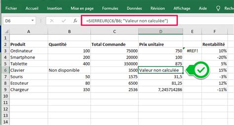 D Couvrir Imagen Excel Formule Si Erreur Fr Thptnganamst Edu Vn