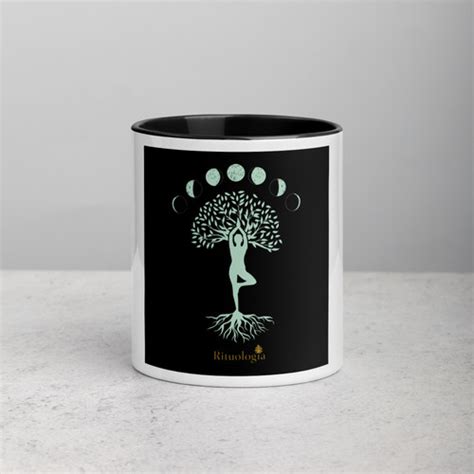 Moon Phase Tree Of Life Yoga Mug RITUOLOGIA