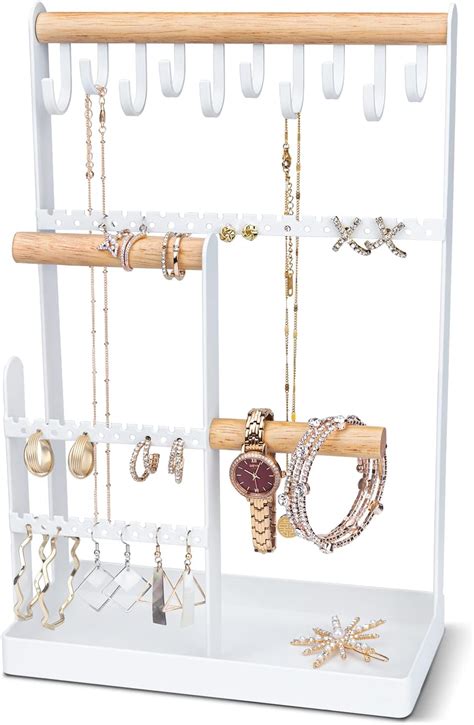 Amazon V LAFUYLIFE Jewelry Organizer Stand Necklace Holder 6 Tier