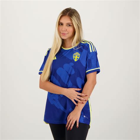 Adidas Sweden Away 2023 Women Jersey - Futfanatics