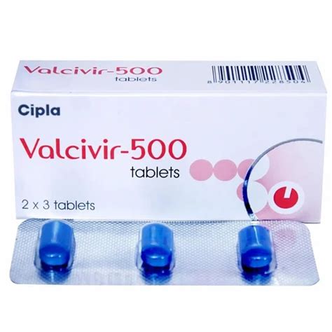 Valcivir 500 Mg Tablets At Rs 850 Stripe Valacyclovir Tablet In