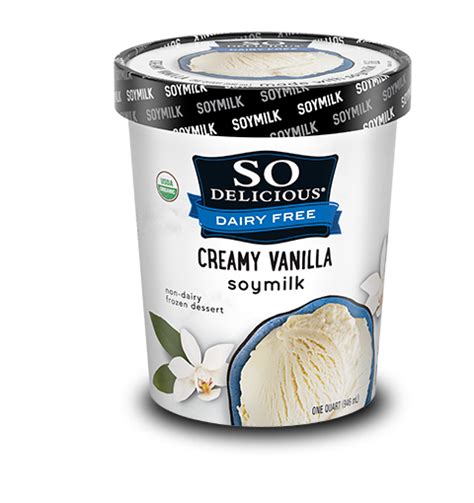 So Delicious Ice Cream – Soy milk – Creamy Vanilla – Food Allergy Friendly