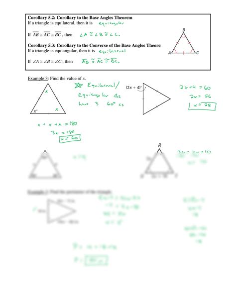 Solution 12 05 Equilateral And Isosceles Triangles Studypool