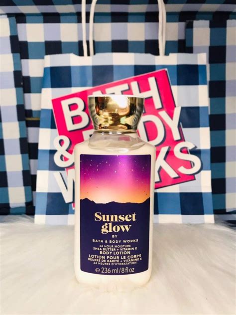 Bath And Body Works Sunset Glow 236 Ml 24 Hours Moisture Body