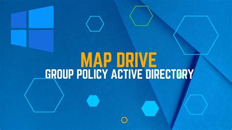 How To Map Network Drives Using Group Policy Windows Server 2022 Youtube