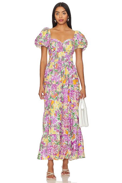 Astr The Label Florentina Dress In Pink Floral Revolve