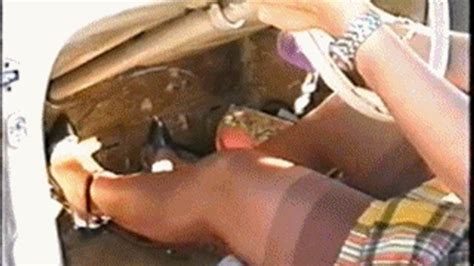 VW Blonde Legs Feet And High Heels Fetish Clips4sale