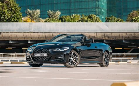 Rent A BMW 430i Cabrio Black 2023 ID 05229 In Abu Dhabi Renty Ae