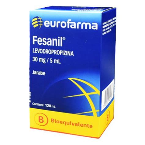 Fesanil Levodropropizina 30 Mg 5 Ml 120 Ml EcoFarmacias