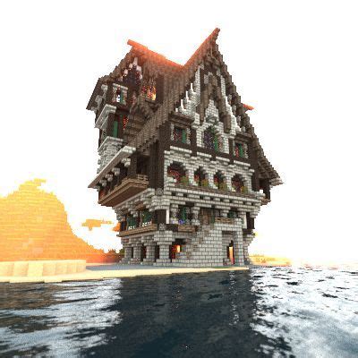 Minecraft Medieval House Schematics