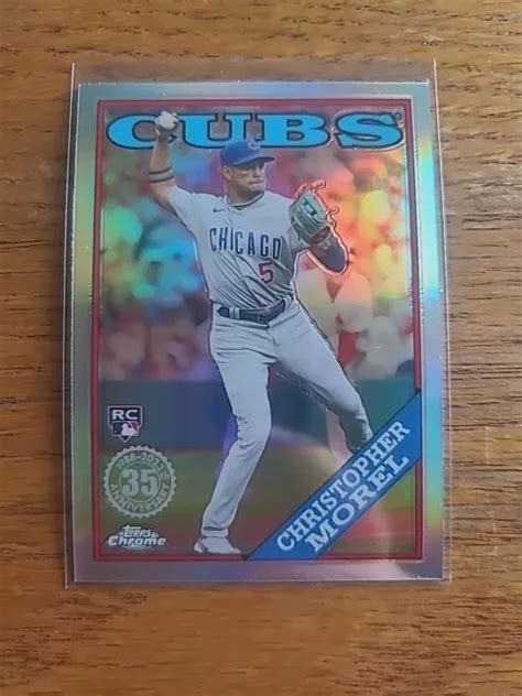 Christopher Morel Recrue Rc 2023 Topps Chrome 35e Anniversaire