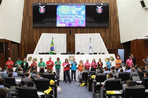 Assembleia Legislativa Do Paraná Notícias “assembleia No Enem” Se